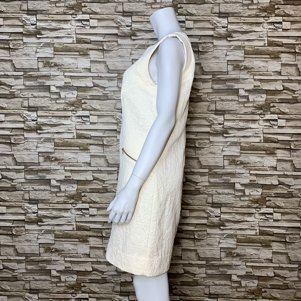 J. Crew Cream Brocade Shift Dress - Picture 6 of 8